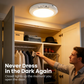 💥Grote Uitverkoop - 50% Korting💡 Oplaadbare Bewegingssensor Plafondlamp met Afstandsbediening - Magnetische Draadloze Plafondlamp op Batterij