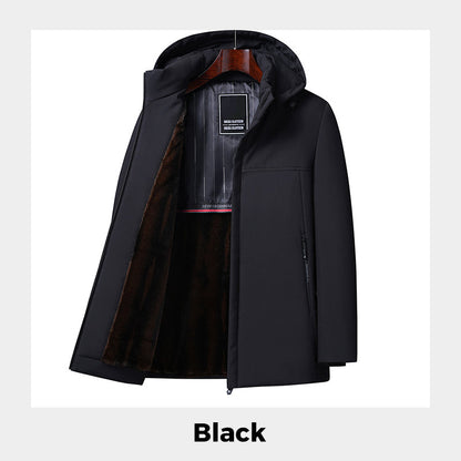 🧥 NU 60% KORTING! 🔥 Herenparka met capuchon - Geïsoleerd en waterdicht, ultiem wintercomfort