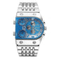 💼Zakelijk herenhorloge | Grote wijzerplaat van 51 mm | Goudkleurige en stalen vouwsluiting | Waterdicht en stijlvol