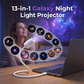 🌌 NU 50 % KORTING! 💫 USB-lamp met sterrenhemelprojectie – 13 verwisselbare filmschijfjes & flexibele hals – perfect voor de slaapkamer ✨