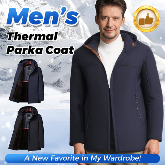 🧥 NU 60% KORTING! 🔥 Herenparka met capuchon - Geïsoleerd en waterdicht, ultiem wintercomfort