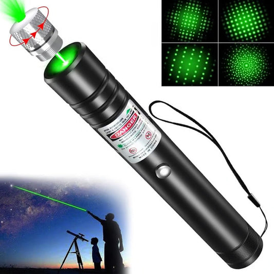 🔈🔈 60% KORTING🔥USB oplaadbare laserzaklamp met hoog vermogen