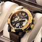 ⌚Multifunctioneel 3ATM waterdicht heren quartz sporthorloge met dubbel display