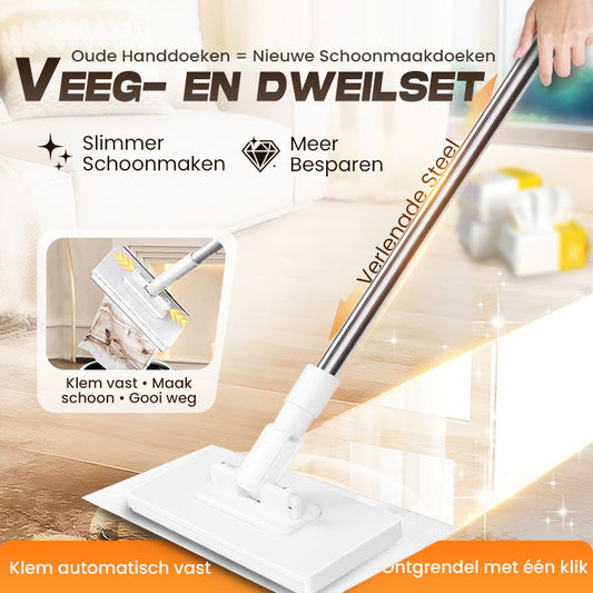 🔥 Laatste dag verkoop 50% korting 🔥 Wegwerpstofmaap met 4 herbruikbare doeken