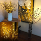 Pousbo® LED Weidenzweig Lichter Batteriebetriebenes Zweiglicht