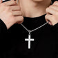 🎉KOOP 1, KRIJG 1 GRATIS✝️ "Onzevader"-krabbelkruis-hanger