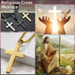 🎉KOOP 1, KRIJG 1 GRATIS✝️ "Onzevader"-krabbelkruis-hanger