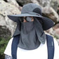 Professionele outdoor zonnehoed 🛡️ UPF50+ brede rand + gezichtsmasker, ademend ontwerp, bescherming tegen zon en insecten, de eerste keuze voor zomerse wandelingen 🥾
