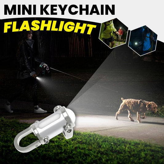 🔥55% korting🔥1200LM Super Heldere Mini Sleutelhanger Zaklamp Waterdicht