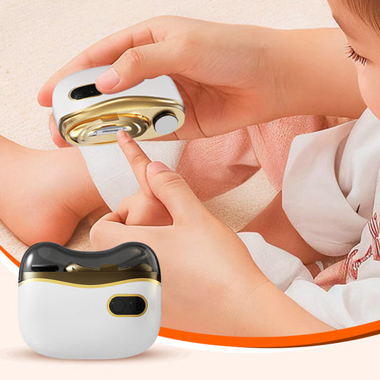 💅 60% KORTING! ✨ 2-IN-1 NAGELSET - Elektrische nagelknipper en polijstmachine, oplaadbaar en waterdicht voor thuisgebruik 🛁📦