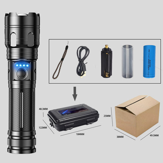 ⚡55% korting🔦Multifunctionele draagbare zaklamp voor buiten met zoom