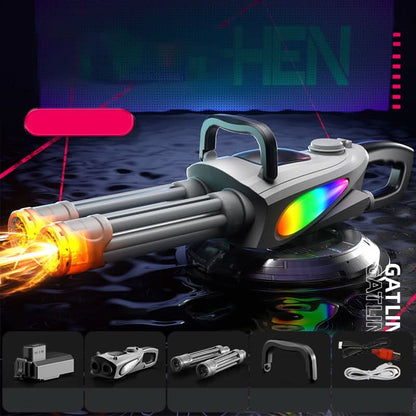 🔫🔥Zomer 55% korting🤽Gatling elektrisch waterpistool met dubbele loop
