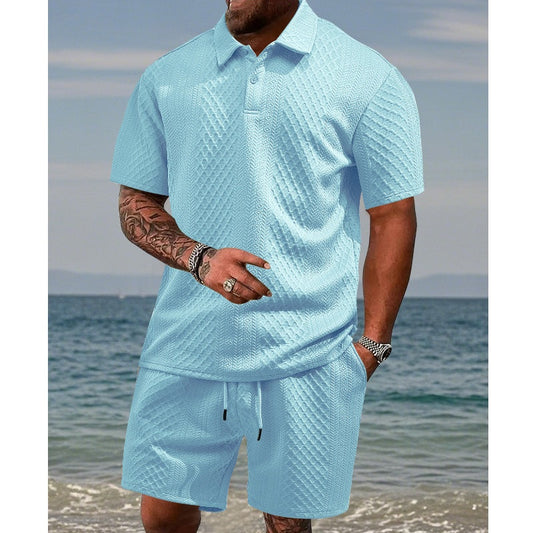 👕 Herenpak met ruitjesprint ✨ Makkelijk te combineren, casual en losse pasvorm, veelzijdige kraag, één stuk is alles wat je nodig hebt voor thuis of een dagje uit 🛋️