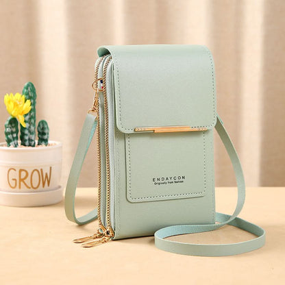 ✨️SPECIALE AANBIEDING 2026 - 60% KORTING👜 📱Dames messengerbag met touchscreen – Smartphone opladen, antidiefstal & waterbestendig