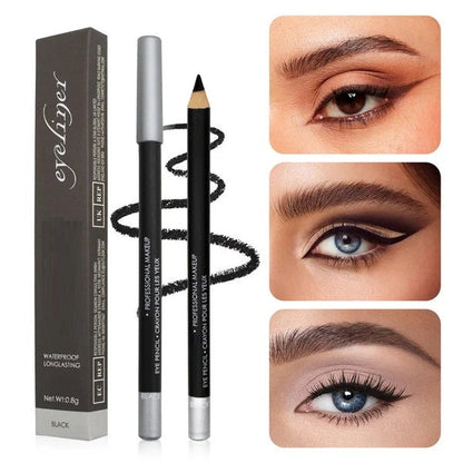🔈🔈NU 50% KORTING💜1+1 gratis💜Houten, waterbestendige, langhoudende harde eyeliner