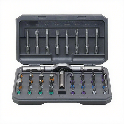 🔧✨ Alles-in-één oplossing – 42-in-1 Magnetische Schroevendraaierset met Opbergdoos