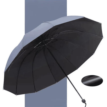 ☔ Grote opvouwbare winddichte paraplu met 12 ribben - Ultieme bescherming!📢📢Laatste 1 uur: Grote uitverkoop⏰⏰