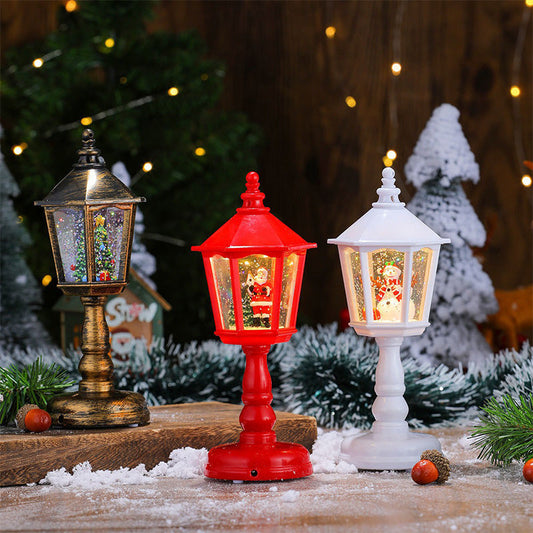 🎅Kerstspeciale aanbieding - 60% korting🎄Kerstmis Lichtgevende Sneeuw Nachtlampje met Muziek