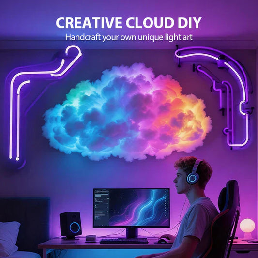 📢🎁60% KORTING!!! ✨Thundercloud USB-aangedreven decoratieve LED-lamp🌈☁️