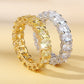 ✨60% KORTING! Full Circle Sparkling Zircon Fashion Ring – Tijdloze elegantie, 360° glans en licht luxe design 💎💍