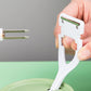 🍎 NU 60% KORTING! 🔪 Handmatige fruitschiller met rekbare structuur – One size fits all, gemakkelijk te gebruiken en roestvrijstalen messen ⚡