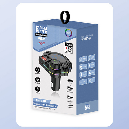 📻 NU 50% KORTING! 🚗 Universele dubbele-poort auto FM Bluetooth-zender – Draadloze muziek, handsfree bellen & dubbele USB-lader 🔌