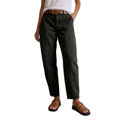 Veelzijdige taps toelopende broek 👖 Hoge taille en nauwsluitende pasvorm, praktische zakken, kreukvrije stof, creëert de illusie van langere benen 📏