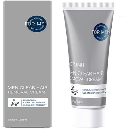 Ontharingscrème voor mannen 🧔 Zacht en niet-irriterend, te gebruiken op borst, rug, armen en benen ✨