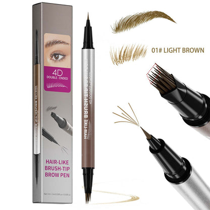 ✨️TOPAANBIEDINGEN - 60% KORTING✨️2-in-1 waterbestendige vloeibare wenkbrauwstift