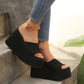 Sandalen die je langer laten lijken 👡 Instapmodel, dikke zool voor een optisch verlengend effect, antisliptextuur, comfortabel de hele dag, perfect voor de zomer ☀️