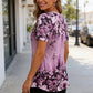 🥳ZOMER UITVERKOOP🥳50K+ VERKOCHT!💥60% KORTING! 🔥Dames Elegante Bloemenprint Korte Mouw Top