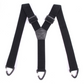 Antislip schouderbanden 👖 Brede elastische band + stevige haken, metalen verstelgesp, duurzaam polyester, geschikt voor zowel werkkleding als buitengebruik 🔧