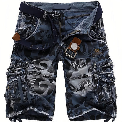 Cargo shorts voor heren 🩸 Klassiek en robuust, meerdere zakken voor al je spullen, soepele ritssluiting, duurzaam en slijtvast, geschikt voor zowel werk als buitenactiviteiten 💪