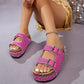 👡 50% KORTING! ✨ Sandalen met dubbele gespen en kurken hak – elegant ontwerp, comfortabele pasvorm en perfect voor een stijlvolle zomerlook 💎