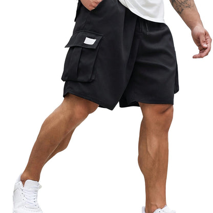 🩳 TIJDELIJKE AANBIEDING: 50% KORTING! ✨ Heren cargoshorts – Relaxed fit, boven de knie, trekkoord, ademend ☀️