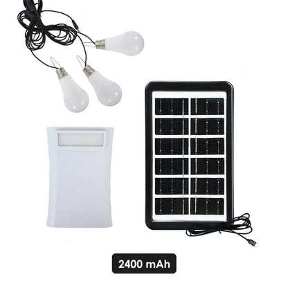 🔥LAATSTE DAG – 50% KORTING⚡ Zonne-energiesysteem met meerdere lampen💡 3 helderheidsstanden · 3 ledlampen (kabel van 2,8 meter), 🌧️ Werkt zelfs op bewolkte dagen