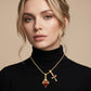 ✝️50% KORTING✨ Gold Faith dubbele hanger | Verstelbare ketting · Prachtig vakmanschap · Heilige elegantie · Een betekenisvol cadeau