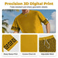 👕 50% KORTING! 💛 Heren trainingsset met korte mouwen en gele grafische print – Comfortabel, sportief en perfect voor training en vrije tijd – Plooi-bestendig en koel katoen 🔥