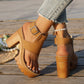 👡50% KORTING✨ Sandalen met open teen en dikke hak | Stabiele hakhoogte · Ademend opengewerkt ontwerp · Verstelbare enkelbandjes · Antislip rubberen zool · Veelzijdig zomers model