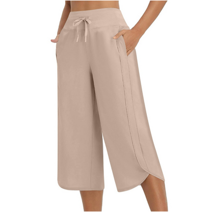 👖 ✨50% RABATT!✨ Damen Lässige Weite Caprihose – Bequem, Lässig & Vielseitig! ✨
