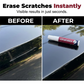 🚗50% KORTING🖊️ Zwarte lakstift | Bedekt krassen direct · Applicatorpunt met dubbele werking · Duurzame, waterbestendige afwerking