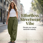 👖 NU 50% KORTING! 🏆 Volumineuze, geplooide lanterbroek – soepelvallend, elegant en met wijde pijpen – perfect voor een chique zomerlook of een formele gelegenheid ✨