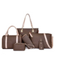 🔥LAATSTE DAG - 50% KORTING👜 6-delige tassenset | ✨ Hoogwaardig PU-leer · Klassiek, duurzaam en gemakkelijk schoon te maken🎒