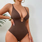 👙 LAATSTE DAG - 50% KORTING! ✨ Bodysuit met V-hals en tailleaccent voor dames – soepel, ondersteunend, veelzijdig 💫