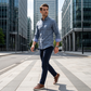 🔥 50% KORTING 👕 Herenoverhemd met moderne pasvorm en ruitpatroon ✨ Stijlvol comfort voor zowel doordeweeks als in het weekend