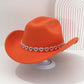 🤠 TIJDELIJKE AANBIEDING: 50% KORTING! 💥 Dames rhinestone hart cowboyhoed – Sprankelende, elegante Franse jazz fedora ✨