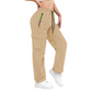 👖 TIJDELIJKE AANBIEDING: 50 % KORTING! 💥 Vintage cargobroek voor dames met zakken – losse pasvorm, ademend, verstelbare taille ✨