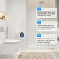 🧹 Set wegwerptoiletborstels | Contactloos weggooien | Dagelijkse reiniging van de badkamer · Verwijderen van vuil uit moeilijk bereikbare hoeken