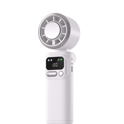 ❄️🌬️ 50% KORTING! Draagbare ventilator met ijskompressieplaat – verdampingskoeling, 3 snelheidsstanden en oplaadbare batterij – perfect voor warme dagen, op kantoor en buitenshuis ✨
