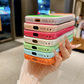 🎁 NU 50% KORTING! Levendig dopamine-hoesje van acryl – contrasterende kleuren die je stijl een boost geven en je iPhone beschermen 📱🌈